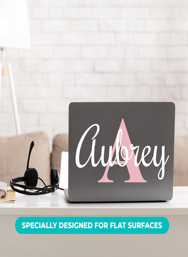 EGD Personalized Multiple Font Wall Stickers for Baby Girl or Boy I Custom Name & Initial for Nursery Wall Decor I Wall Decal for Child Room Decorations I Multiple Custom Options (A. Name & Initial) - Image 5