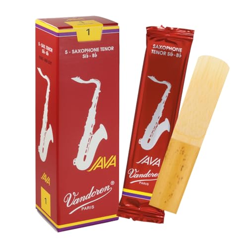 Vandoren SR271R Tenor Sax JAVA Red Reeds Strength 1; Box of 5 - Image 1