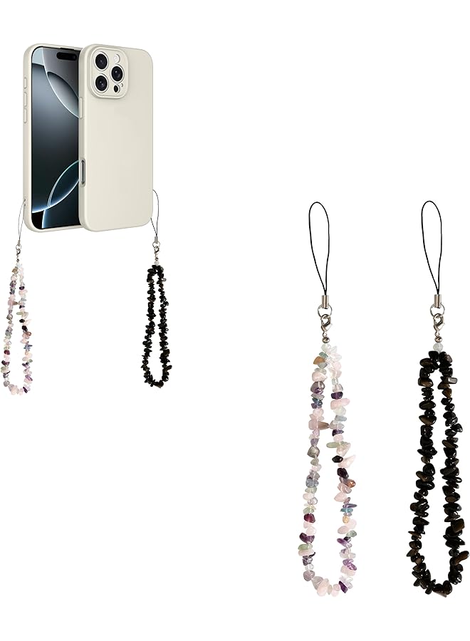 Green Tiger 2 Pcs Phone Lanyard Wrist Strap with Charm Chain for Mobile Phone AirPods Women Girls Accessories - Image 1