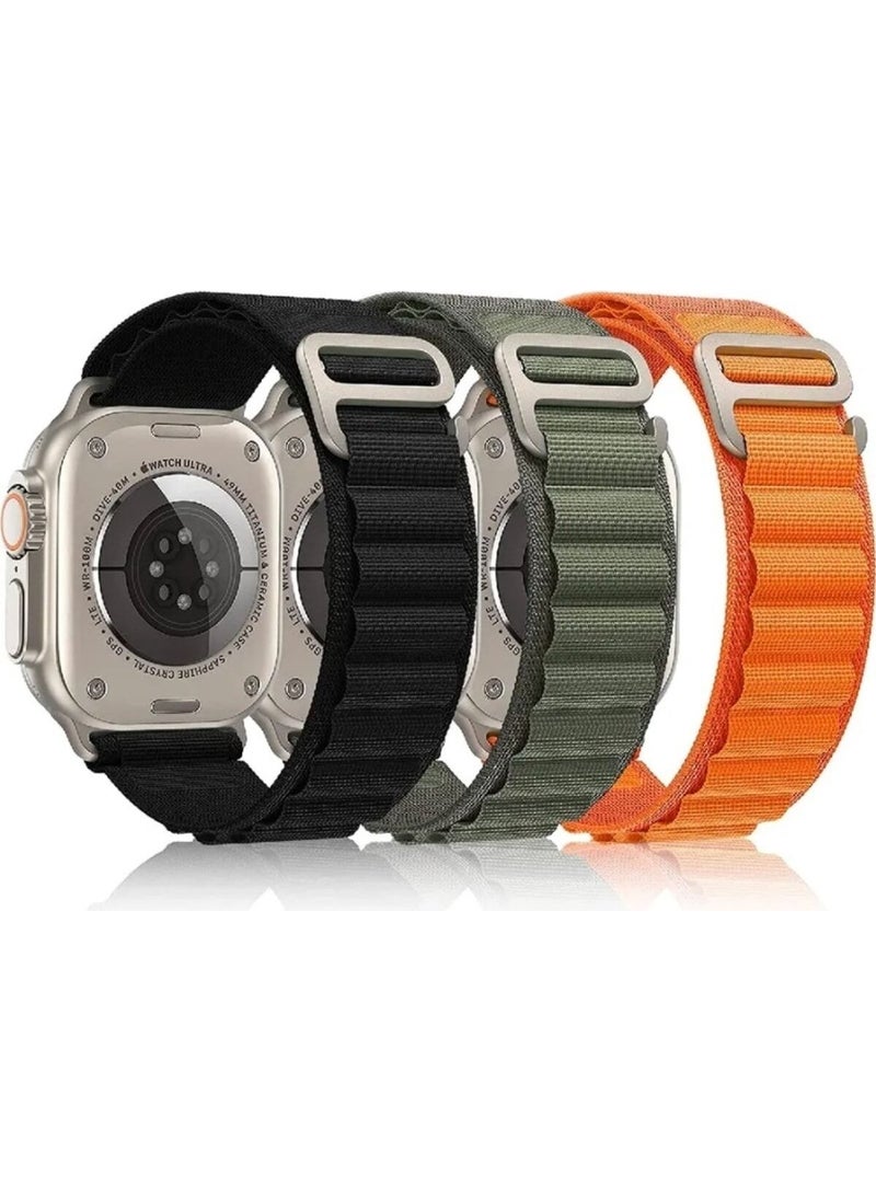 İstanbul Teknoloji - Istanbul Technology Apple Watch Compatible 42-44-45-49MM 1/2/3/4/5/6/se/7/8/ultra Alpine Loop Band - Image 1