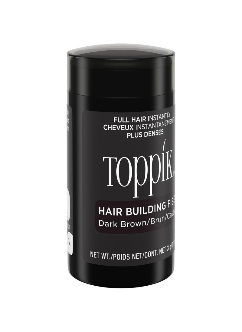 Toppik Hair Building Fibers Dark Brown Hair Color 3 Grams  - Image 2