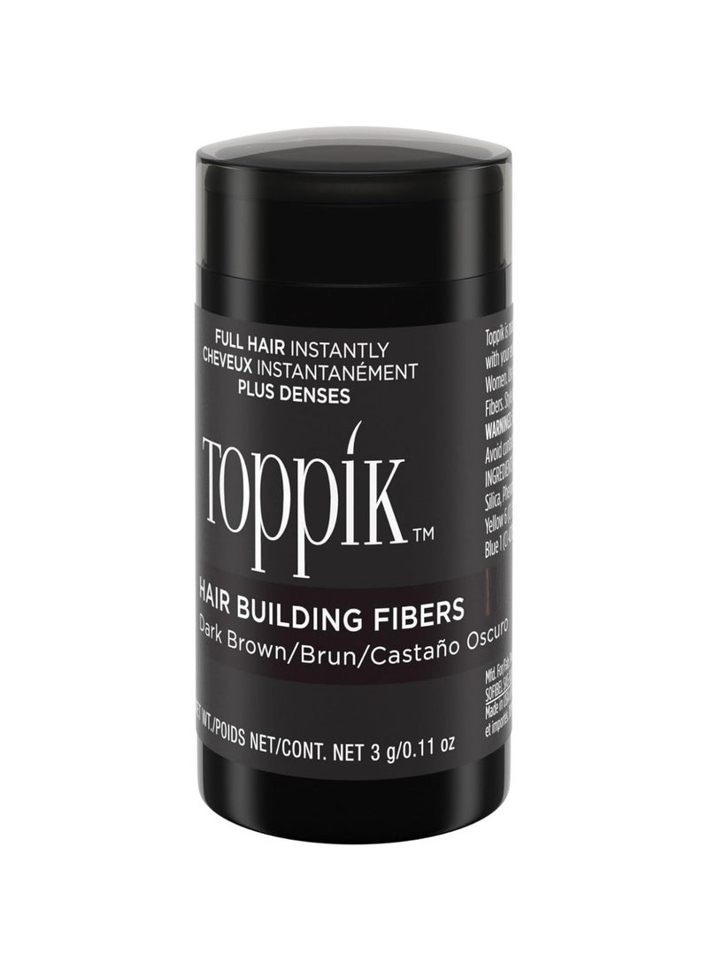 Toppik Hair Building Fibers Dark Brown Hair Color 3 Grams  - Image 3