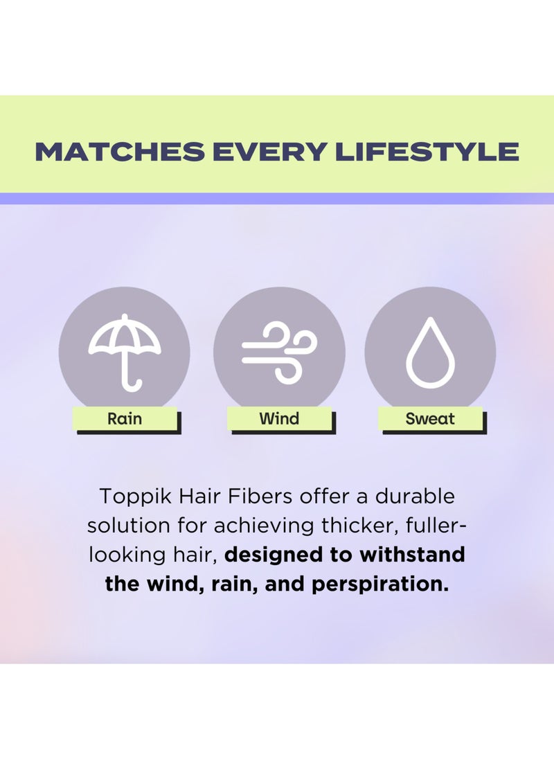 Toppik Hair Building Fibers Dark Brown Hair Color 3 Grams  - Image 5