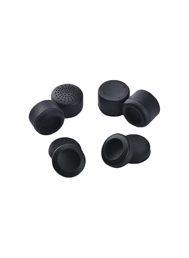 بروماس غطاء حافظة من مطاط السيليكون الناعم باللون الرمادي المموه متوافق مع Sony Station DUALSHOCK 4 PS4/Slim/Pro Controller Skin Thumb Grips (x8) Joystick Stick Grips Caps (رمادي) - Image 5