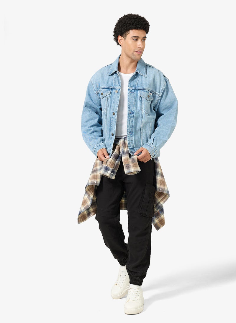 Ripples Men's Knit Denim Jogger - Image 2