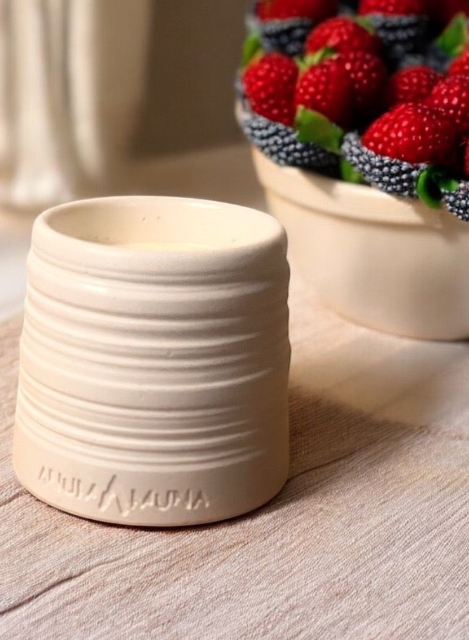 ANUM BY MUNA Velouria Candle from ANUM  BY MUNA Collection Moroccan Cashmere & Vanilla Scented Candle with Amber - 200g - Image 1