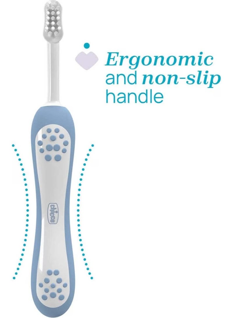 Chicco First Milk Teeth Toothbrush 6-36m Indigo - Image 2