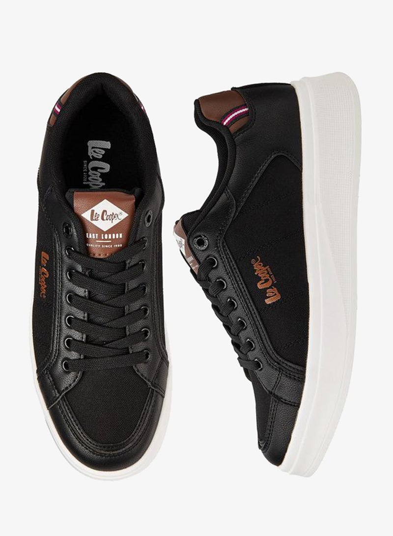 Lee Cooper Men's Solid Lace-Up Sneakers - Image 2