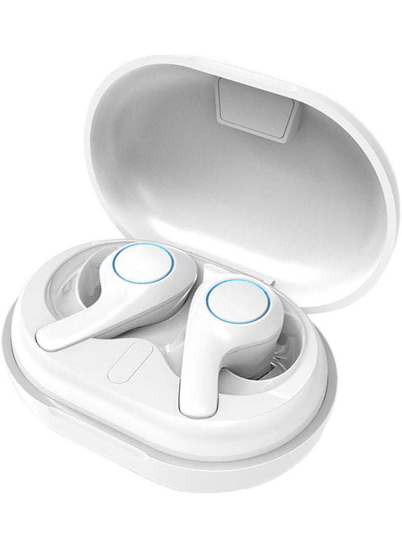 NIBEMINENT BT Wireless In-Ear Headphones White - Image 1