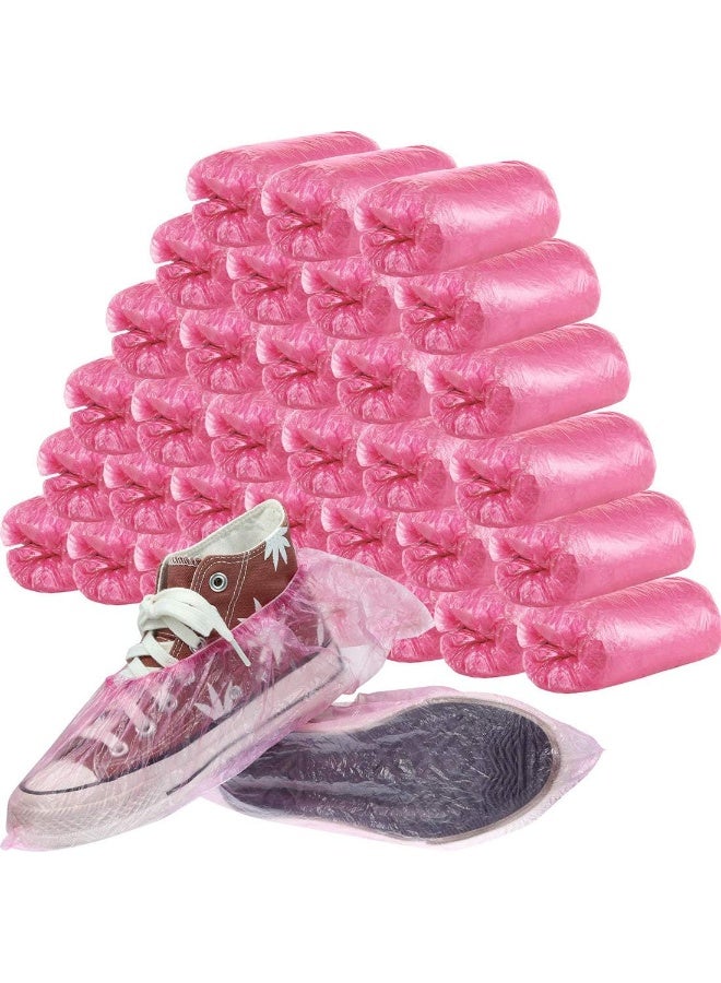 غطاء أحذية، 400 قطعة (200 زوج) جوارب أحذية قابلة لإعادة التدوير أغطية أحذية وأحذية طويلة مقاومة للماء واقيات أحذية متينة أغطية مقاس واحد يناسب معظم الأحذية والأحذية الطويلة لحماية السجاد والأرضيات - Image 1