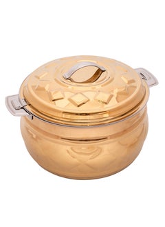 ZOLTEN Stainless Steel New Diamond Hotpot 2.5 Liters Gold Colour  - Image 1