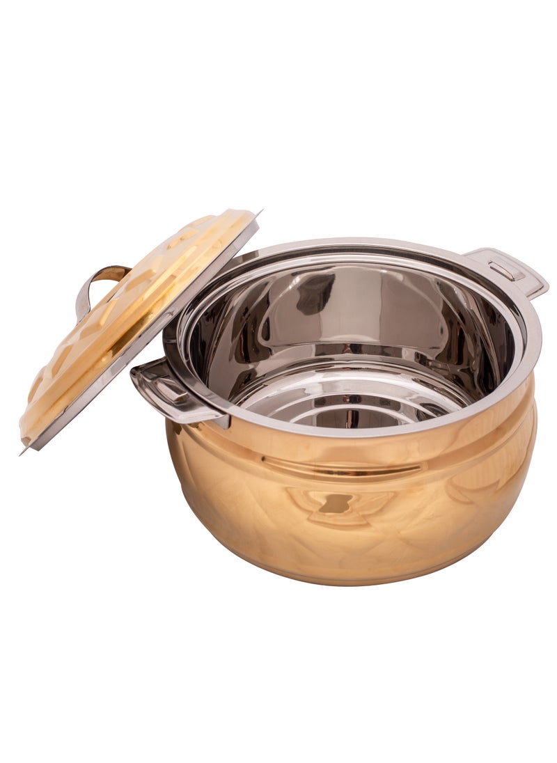 Stainless Steel New Diamond Hotpot 2.5 Liters Gold Colour - pzsku/Z30FABE9E8605ABE81AEAZ/45/_/1708614890/e0d3be96-4133-475f-a597-4895d27b2a3d