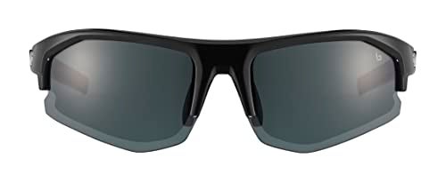 bollé BS004003 Bolt 2.0 S Rectangular Sunglasses, Black Shiny - TNS - Image 2