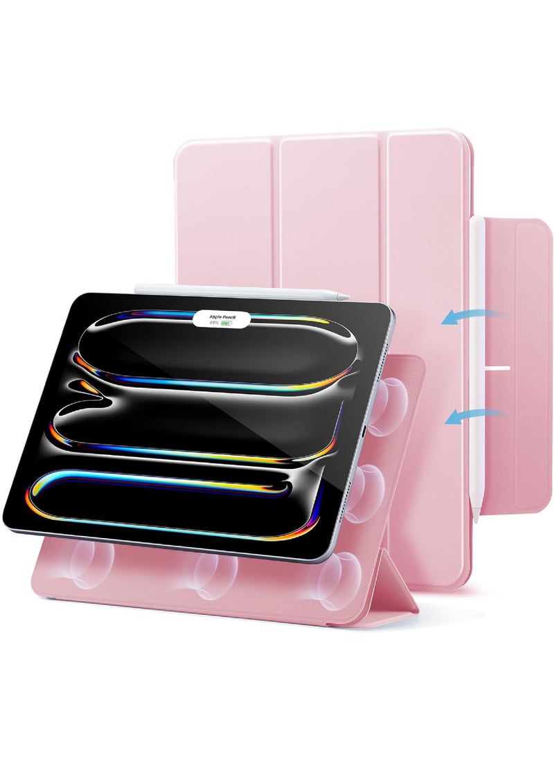 Captaintech iPad Pro 13 Inch Case (M4 2024) – Magnetic Trifold Stand Cover with Pencil Pro & USB-C Pencil Support | Auto Wake/Sleep, Slim & Durable Rebound Protection  - Image 1