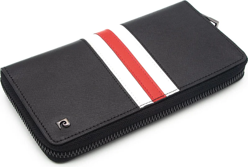 pierre cardin Black Leather Unisex Wallet 11057
