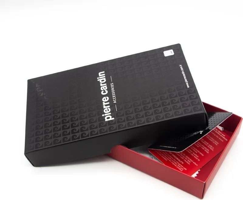 pierre cardin Black Leather Unisex Wallet 11057