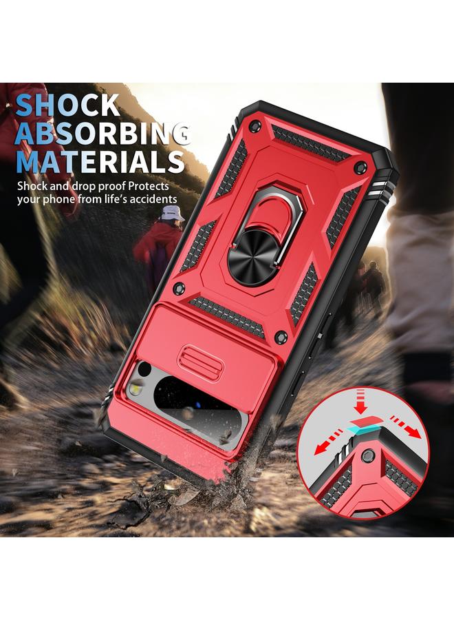 Zaboon Case For Google Pixel 8 Pro Sliding Camshield TPU + PC Phone Case with Holder - Image 2