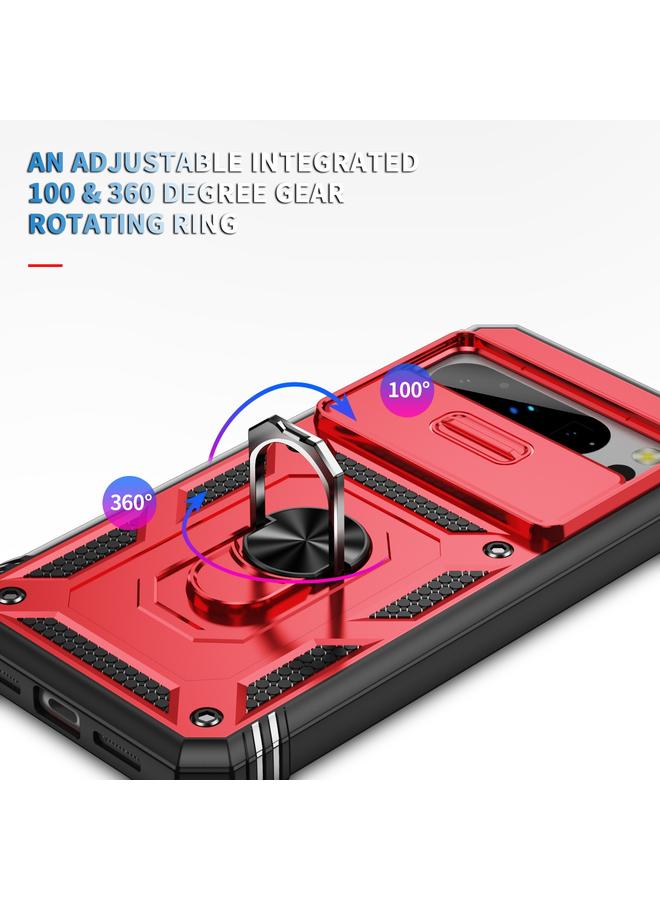 Zaboon Case For Google Pixel 8 Pro Sliding Camshield TPU + PC Phone Case with Holder - Image 4