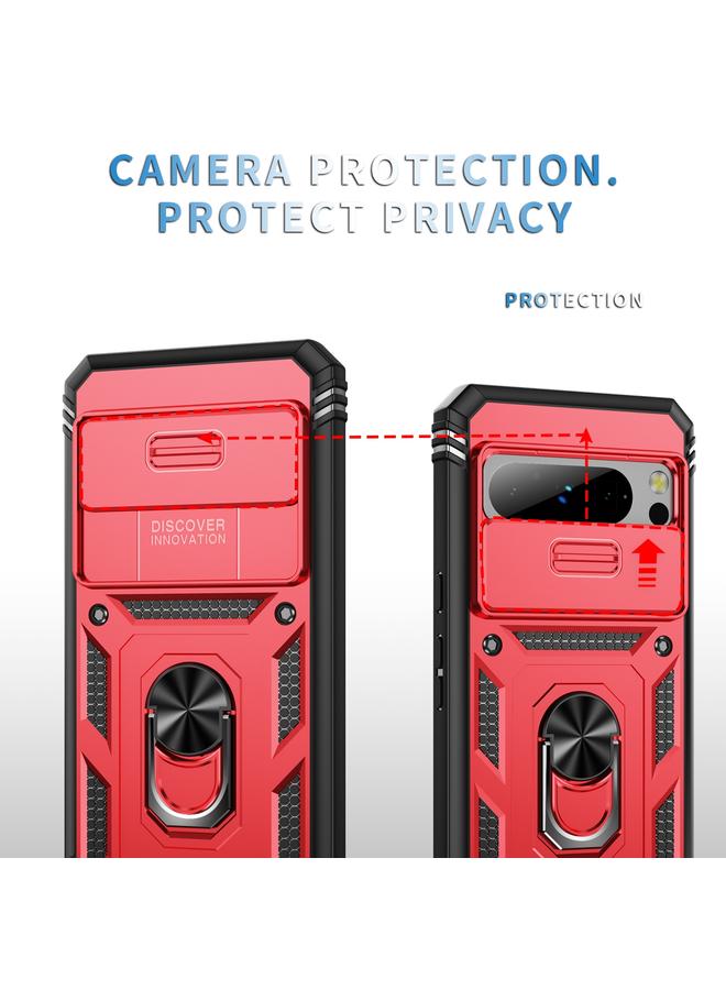 Zaboon Case For Google Pixel 8 Pro Sliding Camshield TPU + PC Phone Case with Holder - Image 5