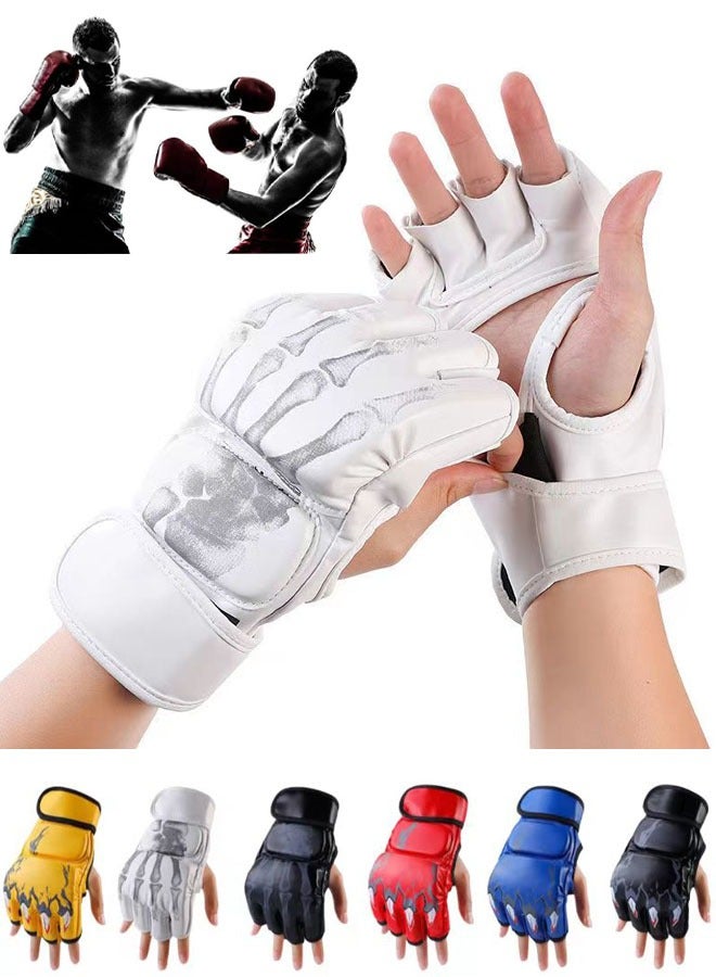 PYC Boxing Gloves Fingerless MMA Gloves UFC Boxing Fight Gloves for Sanda Sparring Punching Bag Training - Image 1