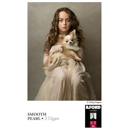 ILFORD Galerie 5x7” (100 sheets) SMOOTH PEARL Instant Dry Archival Photo Inkjet Paper 12mil / 310gsm for Dye and Pigment ink printers, Color and Black and White, Made in Germany - Image 3