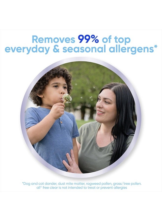 All Laundry Detergent Liquid, Free Clear for Sensitive Skin, Odor Relief, Unscented and Hypoallergenic, 2X Concentrated, 90 Loads - Image 3