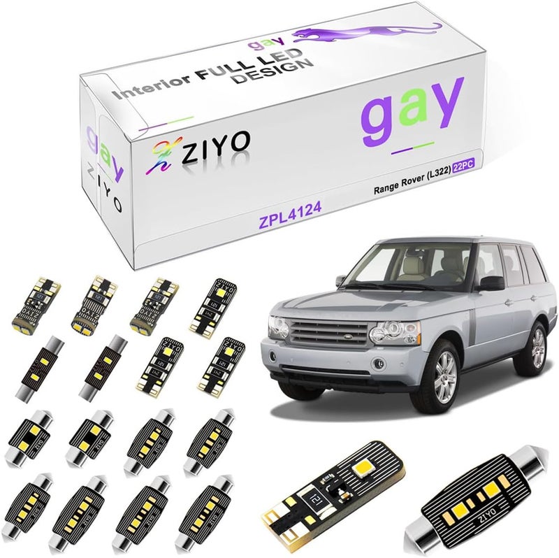 ZIYOLIGHT ZIYO ZPL4124 LED Interior Light Kit for Range Rover - Image 1