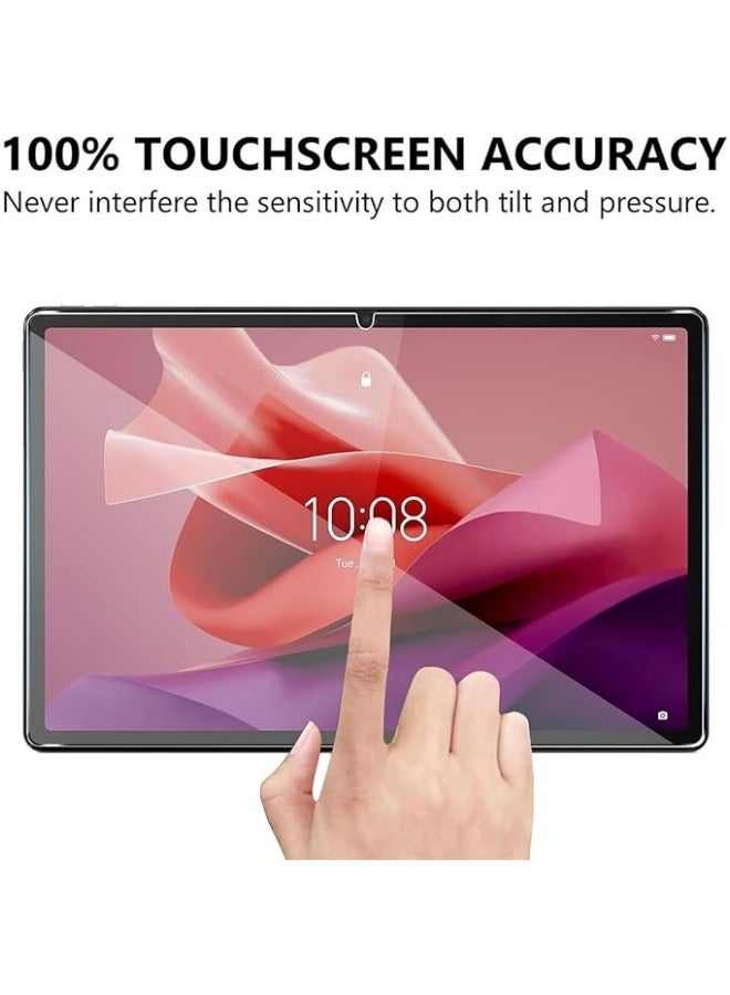 General Screen Protector Compatible with Lenovo Tab P12 12.7 inch 2023 (TB-370FU/TB-371FC), [2 Pack] Tempered Glass Anti-Scratch Film, High Hardness, No Bubbles, HD Clear Glass Protector  - Image 4
