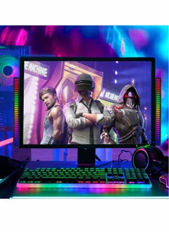 Excefore RGB Sound Control Light, 2 Pcs Rechargeable RGB Voice-Activated Pickup Rhythm Light, Creative Colorful LED Ambient Light, 32 Bit Music Pickup for Car Laptop Party Outdoor Gaming  - Image 5