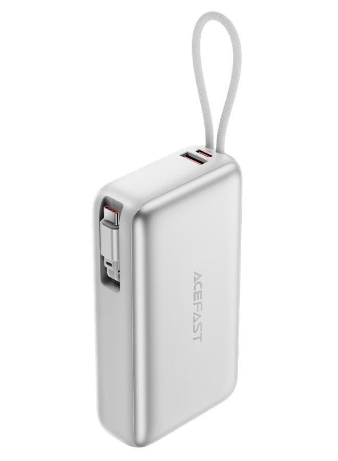 AceFast Fast Charge Power Bank M34 PD45W 20000mAh Silver - Image 1