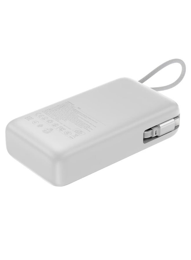 AceFast Fast Charge Power Bank M34 PD45W 20000mAh Silver - Image 2