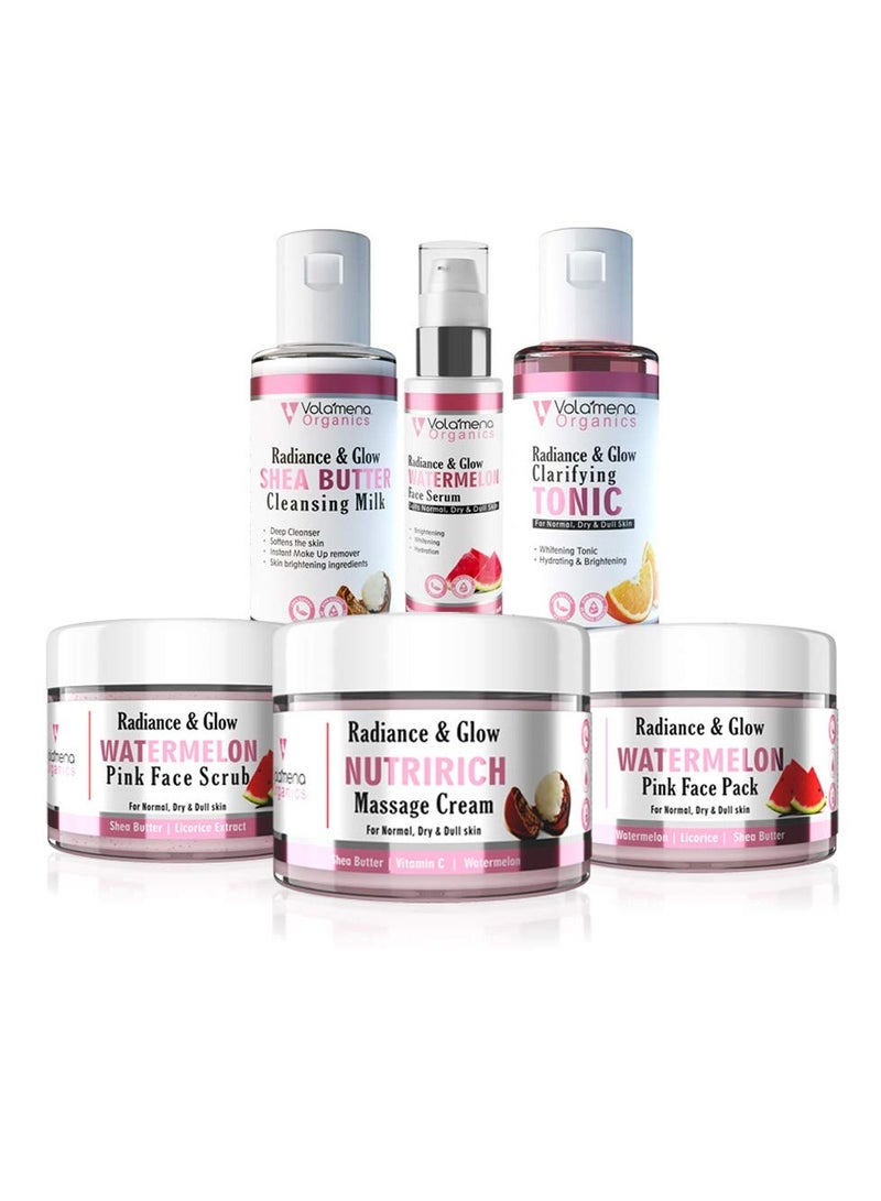 VOLAMENA WITH DEVICE Radiance Glow Watermelon Facial Kit 550G - Image 3