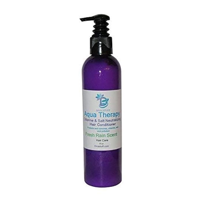 Diva Stuff Aqua Therapy Chlorine & Salt Neutralizing Hair Conditioner, Removes Chlorine, Salt and Pollution from Hair, Plus Nourishes, Protects and Deodorizes, 8oz - Image 2