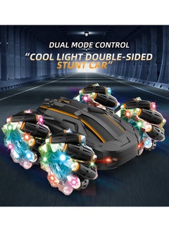 Generic Remote Control Car with Cool Light, Double Sided Drift, Tail Flick RC Stunt Vehicle, 360° Rotating & Flipping, Off-Road Electric Race Toy, Rechargeable Stunt Drifting Car for Kids Ages 6+  - Image 2
