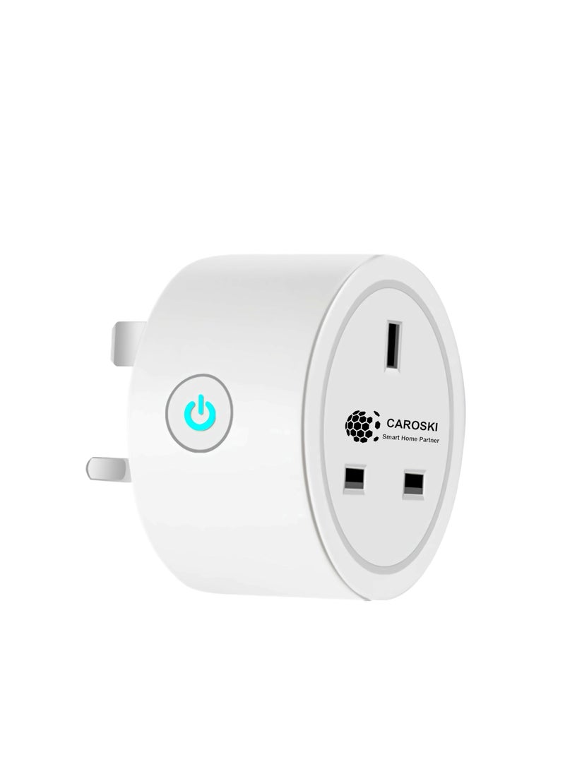 CAROSKI Wifi Smart Plug 13A Energy Monitoring Wifi Plug Smart Socket for Smart Home Compatible with Alexa Google Assistant comes with Remote and Voice control  - Image 2