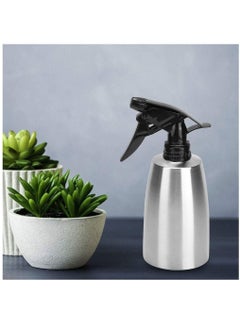 Excefore Fine Mist Plant Mister Handheld Pressure Stainless Steel Spray Bottles 400mL/13.5oz Watering Can with Adjustable Nozzle for Outdoor Indoor Gardening and Cleaning Work  - Image 3
