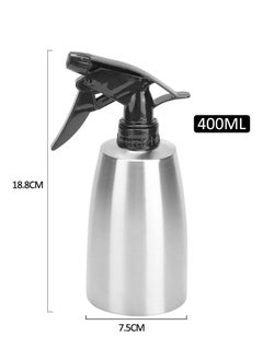 Excefore Fine Mist Plant Mister Handheld Pressure Stainless Steel Spray Bottles 400mL/13.5oz Watering Can with Adjustable Nozzle for Outdoor Indoor Gardening and Cleaning Work  - Image 5
