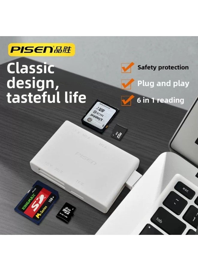 Pinsheng All-in-One Card Reader For SONY Memory Stick MS Short Stick PSP Card Camera SD Card M2 Memory Card CF-Colour:Sd-tf Supports Card Reader - Image 2