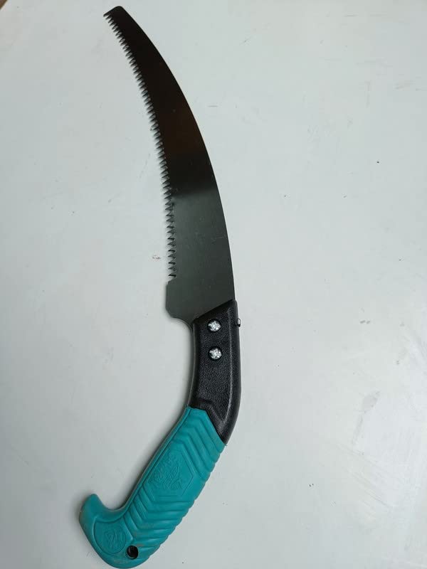 FTE Cutter Tree Cutting Wood Cutting Saw tools Cut Professional Pruning Saw Curved Blade Chromium Steel 3 Edge Sharpen Teeth Plastic Packing Pack of 1 - Image 1