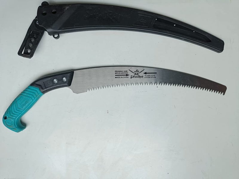 FTE Cutter Tree Cutting Wood Cutting Saw tools Cut Professional Pruning Saw Curved Blade Chromium Steel 3 Edge Sharpen Teeth Plastic Packing Pack of 1 - Image 2