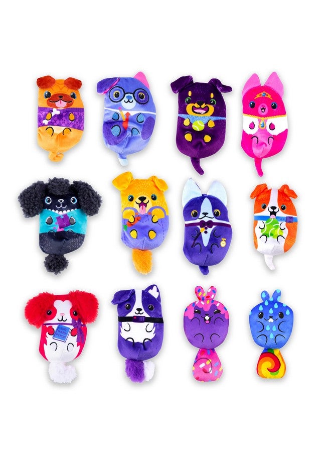 Dogs vs Squirls Dogs vs Squirls - Mystery Bag - 2pk - 4" Super-Soft & Bean-Filled Plushies! Collect These as Stocking Stuffers! Great for Advent Calendars - Great for Kids, Boys, & Girls!  - Image 2