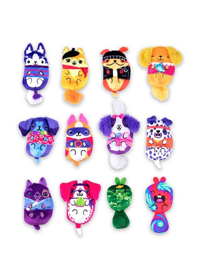 Dogs vs Squirls Dogs vs Squirls - Mystery Bag - 2pk - 4" Super-Soft & Bean-Filled Plushies! Collect These as Stocking Stuffers! Great for Advent Calendars - Great for Kids, Boys, & Girls!  - Image 3