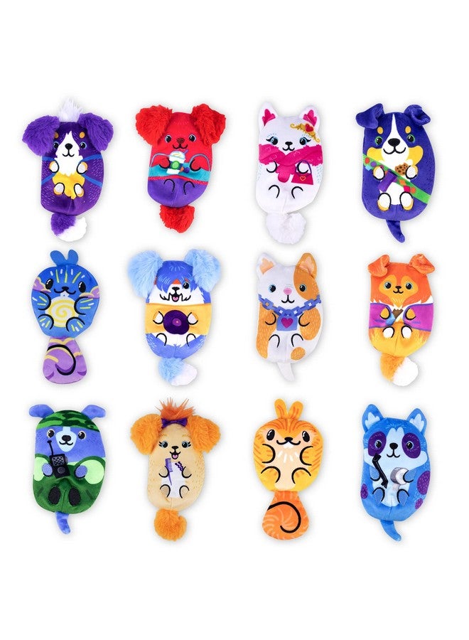Dogs vs Squirls Dogs vs Squirls - Mystery Bag - 2pk - 4" Super-Soft & Bean-Filled Plushies! Collect These as Stocking Stuffers! Great for Advent Calendars - Great for Kids, Boys, & Girls!  - Image 5