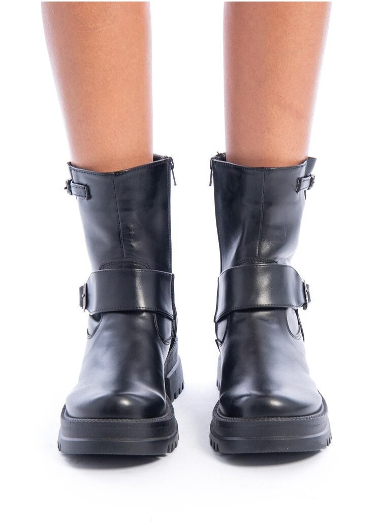 Mr.joe Buckles Black Boots  - Image 4