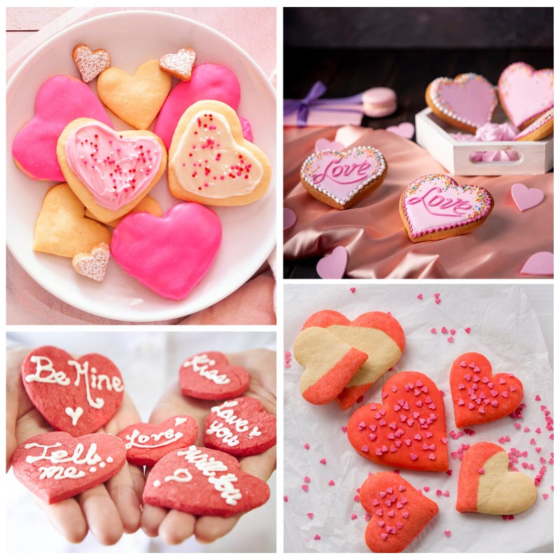 LifeisLuck Love Heart Cookie Cutters Set, 7 Sizes Heart Shaped Cookie Cutters Stainless Steel Biscuit Molds Fondant Cake Cookie Molds for Valentineâ€™s Day Anniversaries Birthday Holiday Gifts - Image 5