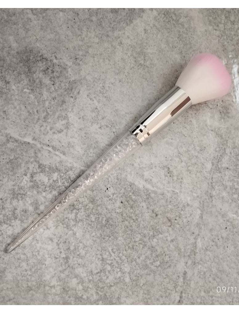 كيكي فرشاة مكياج أحمر الخدود كيكي، خدود وردية متوهجة، بودرة رقيقة، أطراف ألومنيوم، شعيرات صناعية، نباتية - Image 1