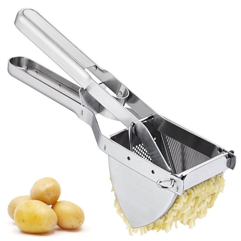 MyLifeUNIT Potato Ricer, Stainless Steel Potato Masher & Squeezer, Extra Large Capacity Ricer for Mashed Potatoes, Ergonomic Comfort Grip - Image 1
