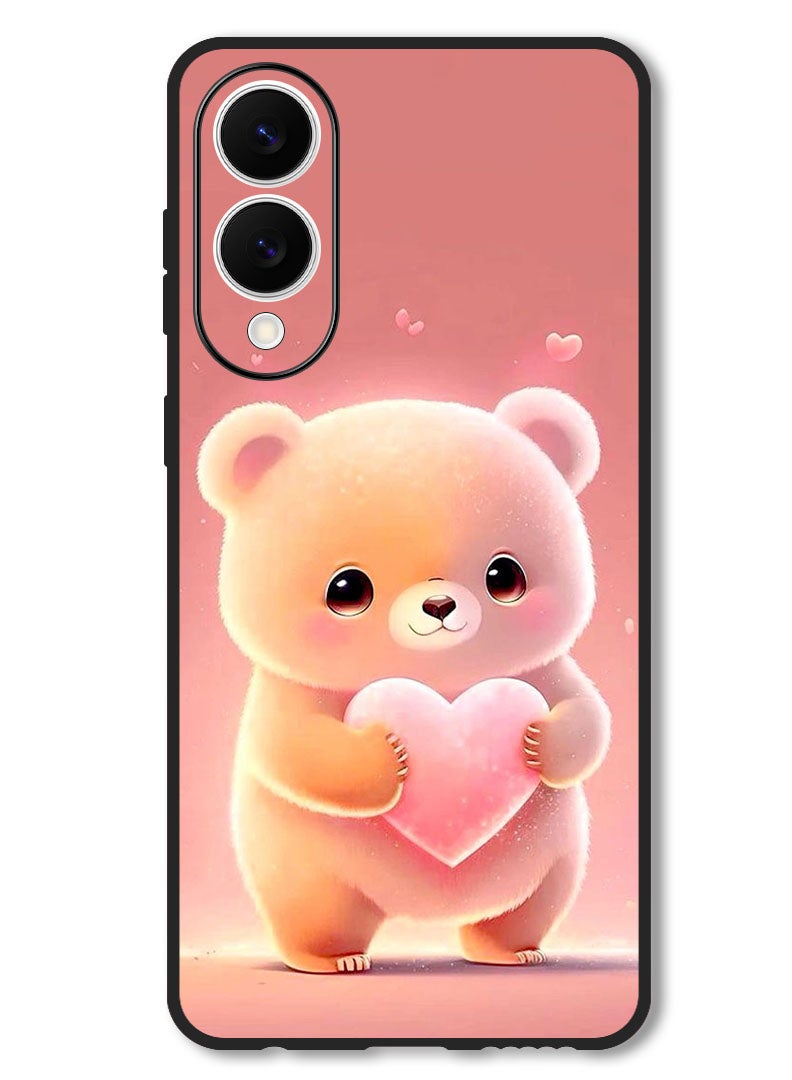 Theodor Case Compatible with Samsung Galaxy S25 Edge 6.7 Inch Protection Shockproof Bumper Cover Panda Holding Heart - Image 1