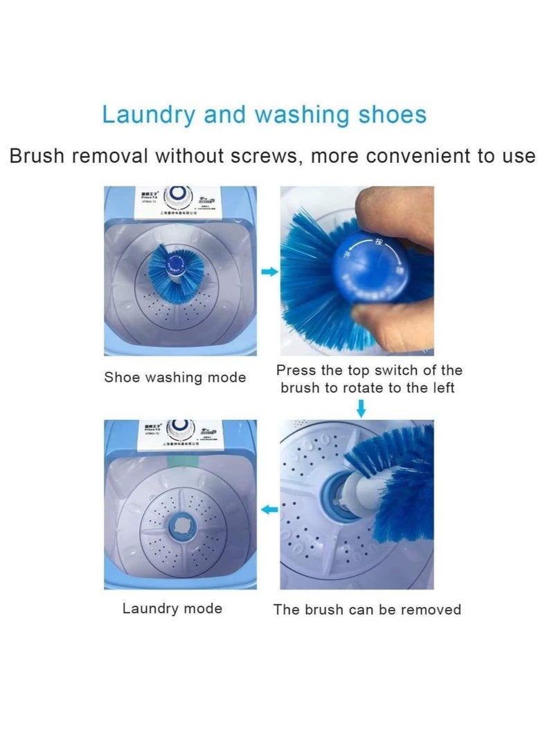 ELTRAZONE Portable Washing Machine& Spin Dryer,Mini Washing MachineSpin Cycle W/Hose,Capacity,Ideal for Compact Laundry,For Dorms,Apartments, - Image 4