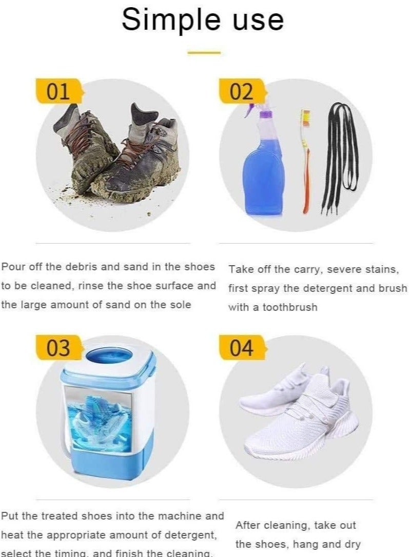 ELTRAZONE Portable Washing Machine& Spin Dryer,Mini Washing MachineSpin Cycle W/Hose,Capacity,Ideal for Compact Laundry,For Dorms,Apartments, - Image 5